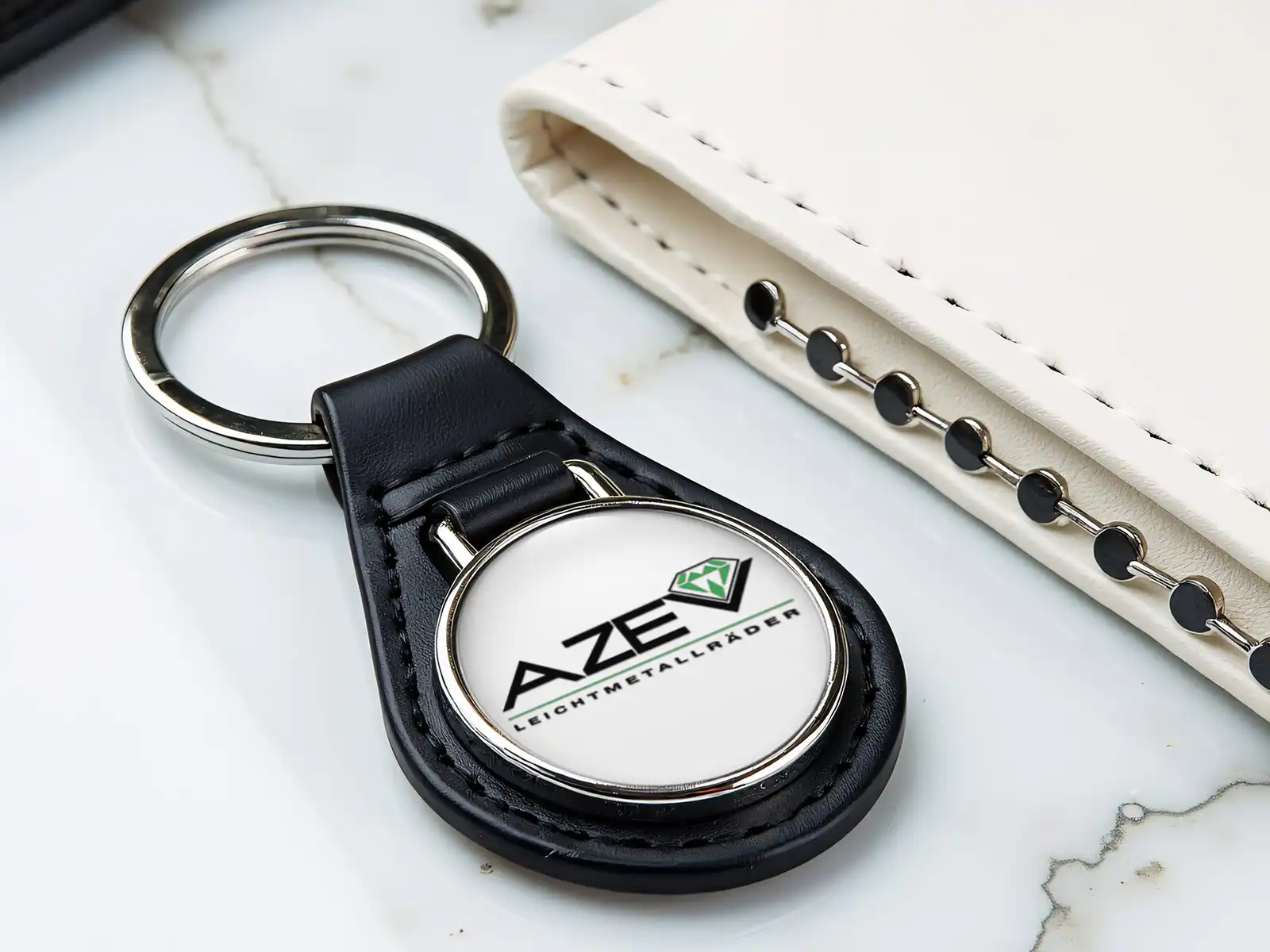 Azev Schlüsselring Leder Stabiles Pro Drift Design
